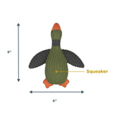 Tall Tails Duck Soft Natural Latex Squeaker Dog Toy – an 8-inch yellow duck-shaped dog toy made from natural latex, featuring a built-in squeaker for interactive play.