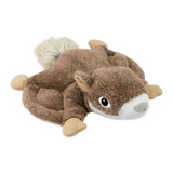 Tall Tails Flying Squirrel Plush Squeak Rope Dog Toy – Durable Fetch and Tug Toy for Dogs.