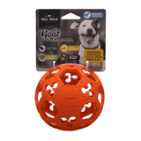 Tall Tails G.O.A.T. Rubber Flex-a-Ball - Flexible Fetch, Tug, and Treat Toy for Dogs