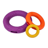Tall Tails G.O.A.T. Rubber Sport Ring – Durable Fetch and Treat Dog Toy.