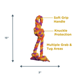 Tall Tails G.O.A.T. Braided Soft Tug Toy for Dogs