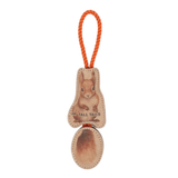 Tall Tails Natural Leather & Wool Jointed Squirrel Tug Toy for Dogs
