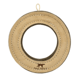 Tall Tails Natural Leather & Wool Ring Tug Toy for Dogs