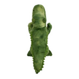 Tall Tails Plush Crunch Gator - Durable, Squeak & Crinkle Toy for Dogs
