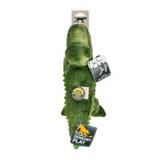 Tall Tails Plush Crunch Gator - Durable, Squeak & Crinkle Toy for Dogs