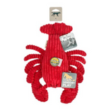 Tall Tails Plush Crunch Lobster - Durable, Squeak & Crinkle Toy for Dogs