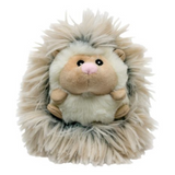 Tall Tails Plush Fluffy Hedgehog Dog Toy – Soft and Squeaky Dog Companion.