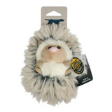 Tall Tails Plush Fluffy Hedgehog Dog Toy – Soft and Squeaky Dog Companion.