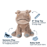 Tall Tails Plush Hippo