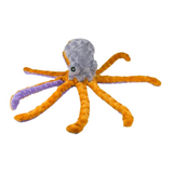 Tall Tails Plush Octopus Dog Toy – Squeaky, Crinkly, Tug and Snuggle Fun for Dogs.