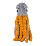 Tall Tails Plush Octopus Dog Toy – Squeaky, Crinkly, Tug and Snuggle Fun for Dogs.