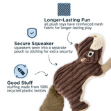 Tall Tails Plush Squirrel - Soft Squeaky Toy for Dogs