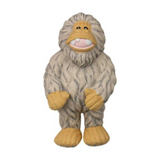 Yeti natural latex squeaky interactive dog toy.