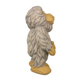 Yeti natural latex squeaky interactive dog toy.