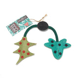 Green & Wilds The Holly & The Ivy Christmas Eco Dog Toy - Sustainable Jute & Suede Toy for Dogs