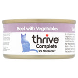 Thrive 100% Beef with Vegetables - Complete Wet Food for Cats