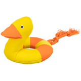 Trixie Aqua Toy Duck on Rope – Floating Water Toy for Dogs