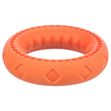 Trixie Aqua Toy Ring Orange – Floating Durable Ring Toy for Dogs