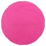 Trixie Floating Pink Rubber Disc – Durable Natural Rubber Frisbee for Dogs
