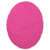 Trixie Floating Pink Rubber Disc – Durable Natural Rubber Frisbee for Dogs