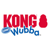 KONG Wubba Comet (Assorted Colours) - Durable, Squeaky Fetch and Throw Toy for Dogs