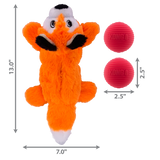 KONG Cozie Pocketz Fox - Interactive Puzzle Plush for Dogs