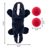 KONG Cozie Pocketz Skunk - Interactive Puzzle Plush for Dogs