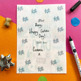 Scoff Paper Edible Card I Love You So Much - Bacon Flavoured Birthday Card