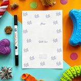 Scoff Paper Edible Card Sit, Sit, Sit! - Chicken Flavour Birthday Card