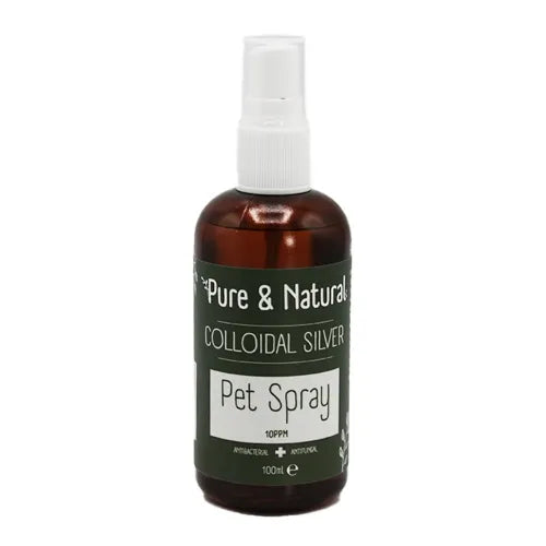 Pure & Natural Colloidal Silver 10ppm For Pets Spray