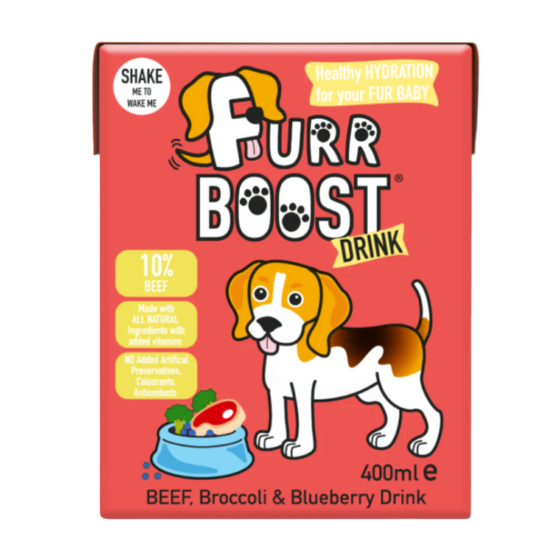 Furr Boost Beef Broccoli and Blueberry Dog Drink