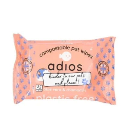 Adios Compostable Pet Wipes