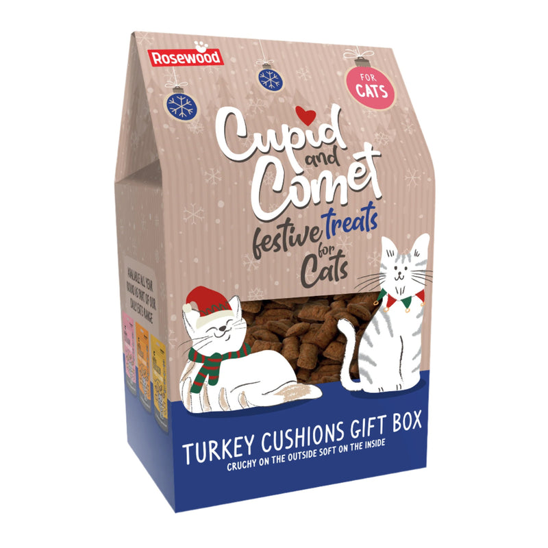 Rosewood Turkey Cat Cushion Gift Box