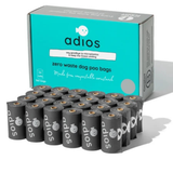 Adios Compostable Poo Bags on a Roll - 360 Bags