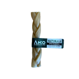 Anco Naturals Buffalo Collagen Braid - Low Fat Single Protein Chew for Dogs