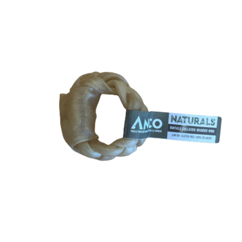 Anco Naturals Buffalo Collagen Braided Ring