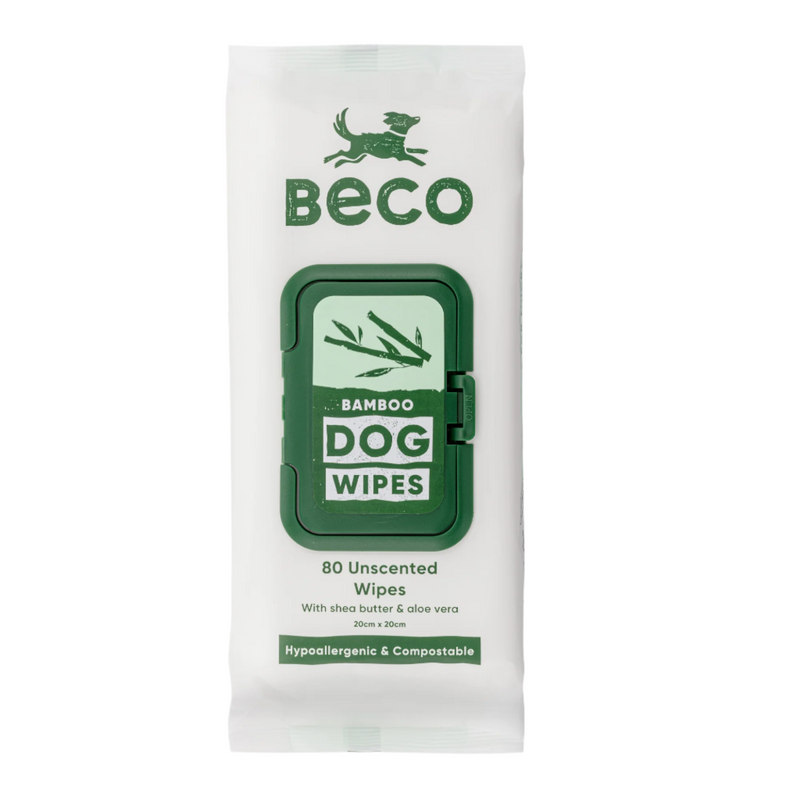 Beco Bamboo Dog Wipes Unscented