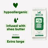 Beco Bamboo Dog Wipes Unscented