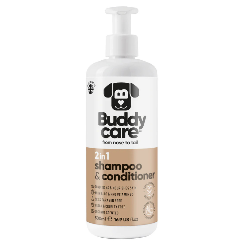 Buddycare 2in1 Coconut Dog Shampoo & Conditioner
