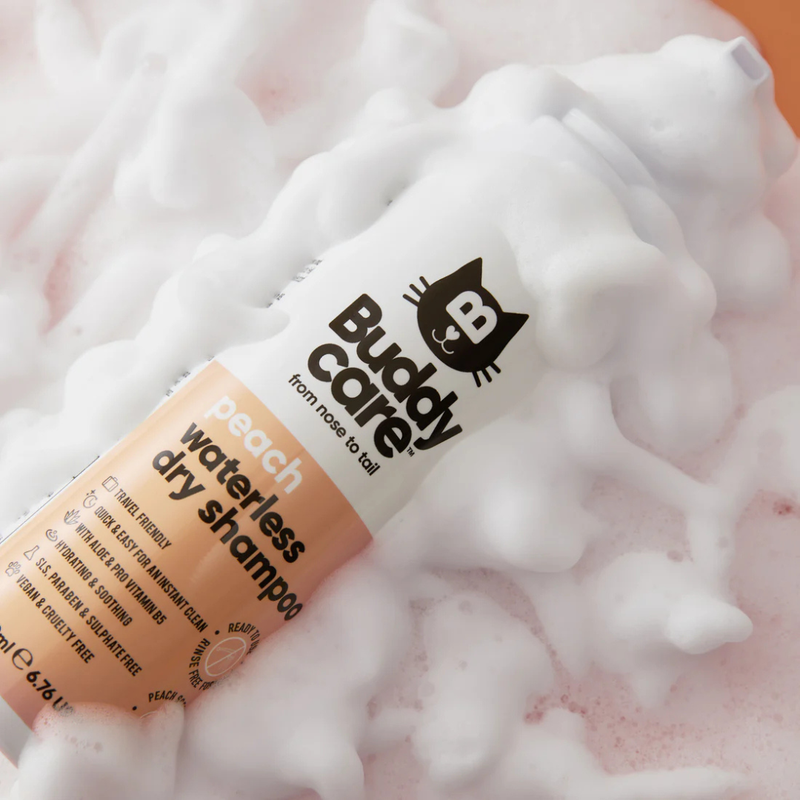 Buddycare Cat Waterless Dry Shampoo - Peach Fragrance
