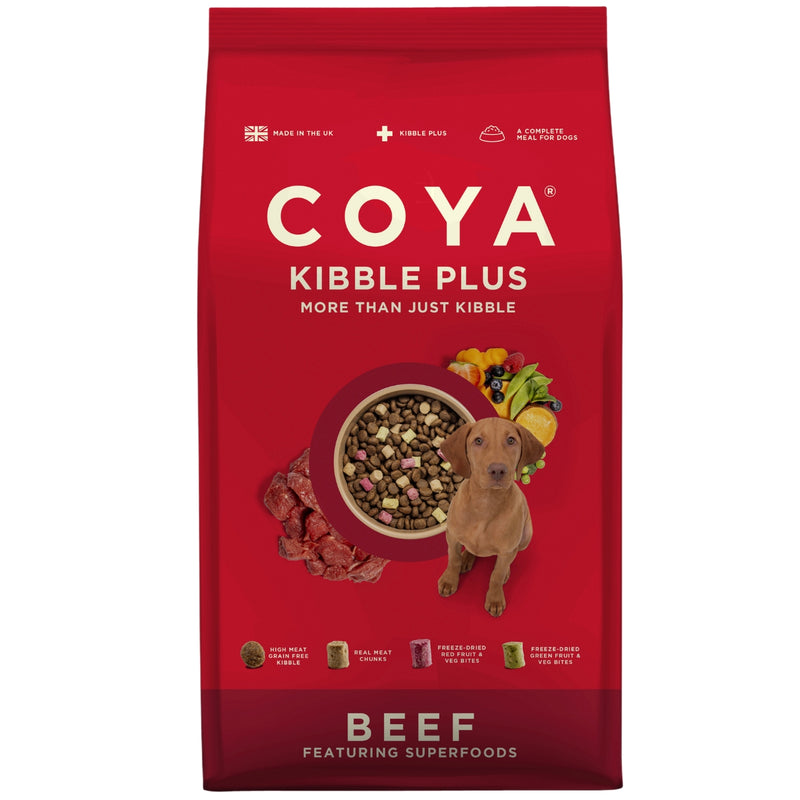 COYA Adult Beef Kibble Plus Dog Food