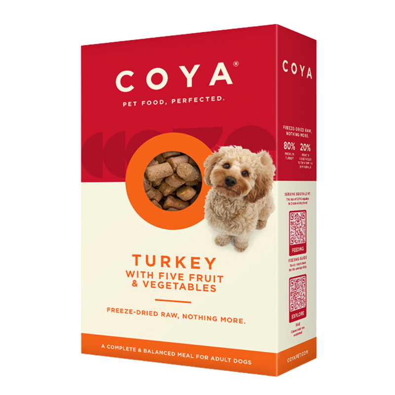 COYA Adult Turkey Freeze-Dried Raw Dog Food 