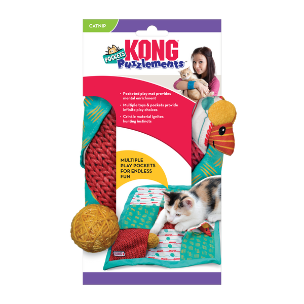 KONG Cat Puzzlements Pockets