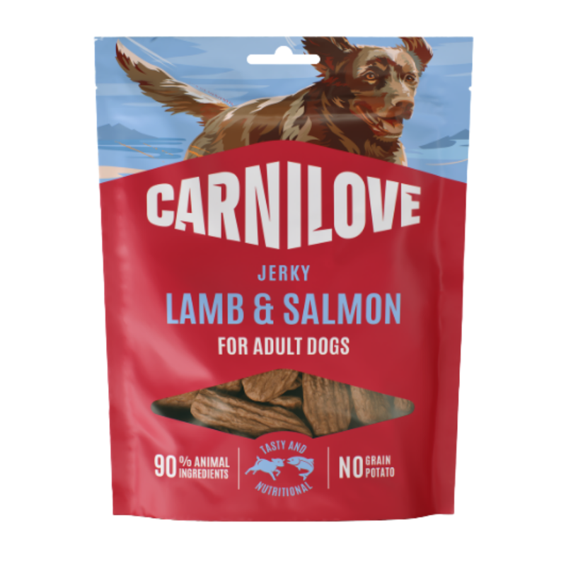 Carnilove Jerky Lamb & Salmon for Adult Dogs