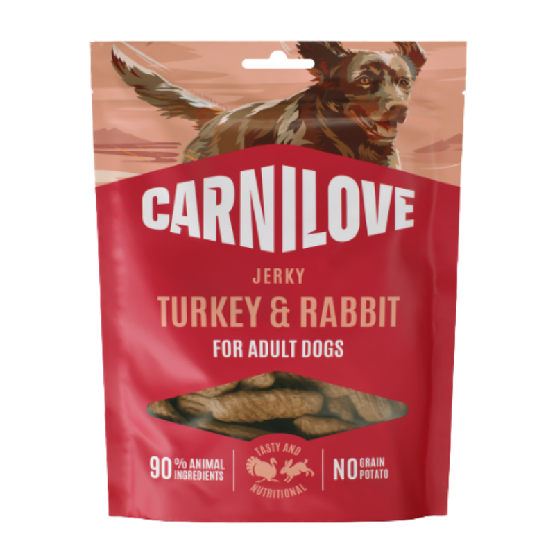 Carnilove Jerky Turkey & Rabbit for Adult Dogs
