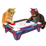 Cat Playhouse Scratch Air Hockey