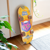 Cat Playhouse Scratch Skateboard