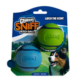 Chuckit Sniff Fetch Balls 2 Pack – Scented, Durable, High-Bounce Balls for Dogs