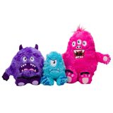 Fabdog Fluffy Purple Monster - Soft, Squeaky Cuddle Buddy