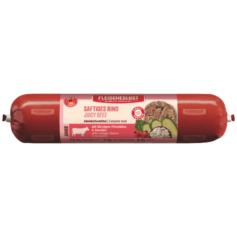 Fleischeslust Lifecycle Junior Juicy Beef with Cottage Cheese & Courgette